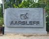 Logoskilt til Per Aarsleff A/S