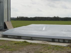 Korngrav med sekskantet elevatorgrav